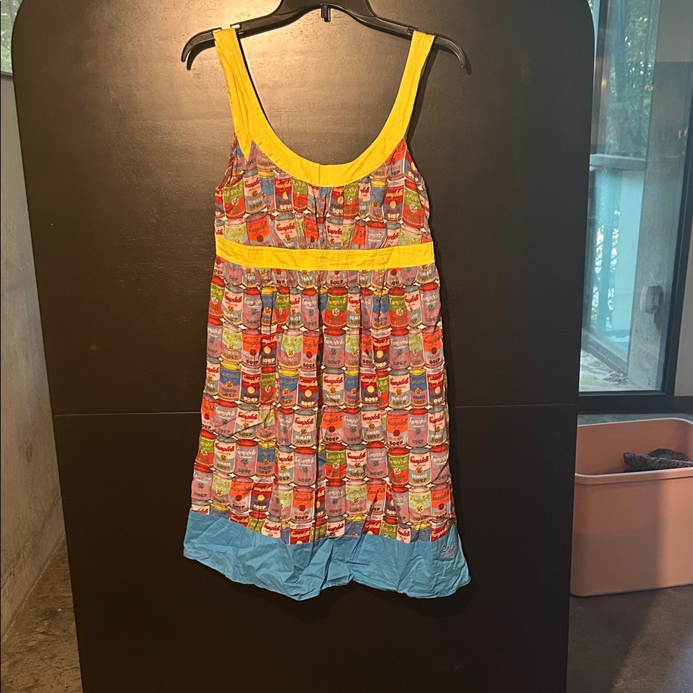 Pepe Jeans Yellow Dress
with Multicolor Accents